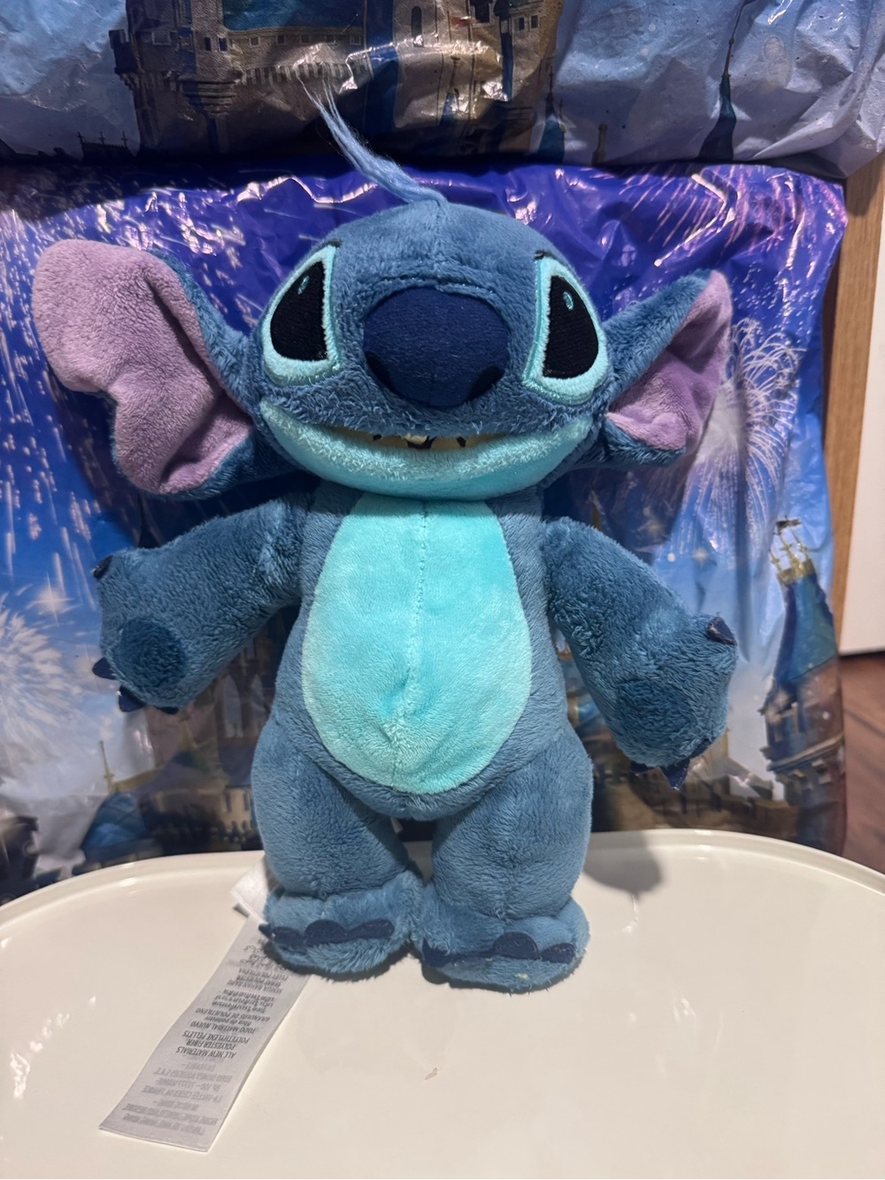 Disneyparks stitch plush with teeth